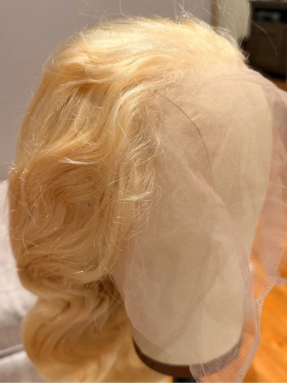 30” Blonde #613 Body Wave Human Hair Wig 13x4 HD Lace Front 200% Density #224